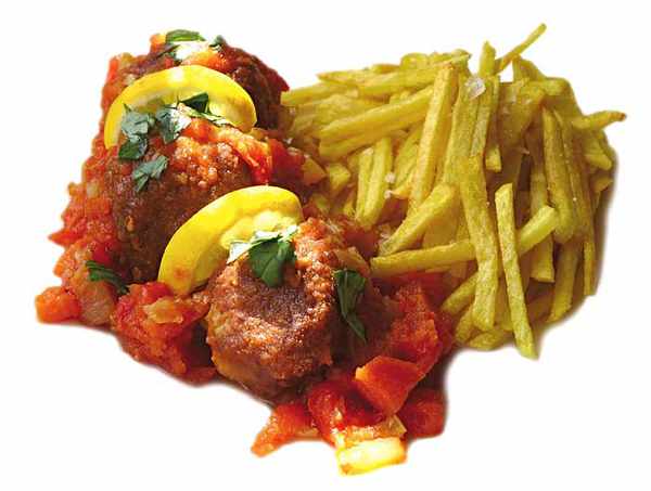 Polpette in umido (Albóndigas con tomate)