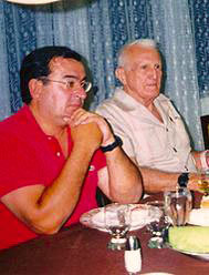 Pepe Iglesias y José Fernández, vicepresidente del gobierno de Fidel Castro.